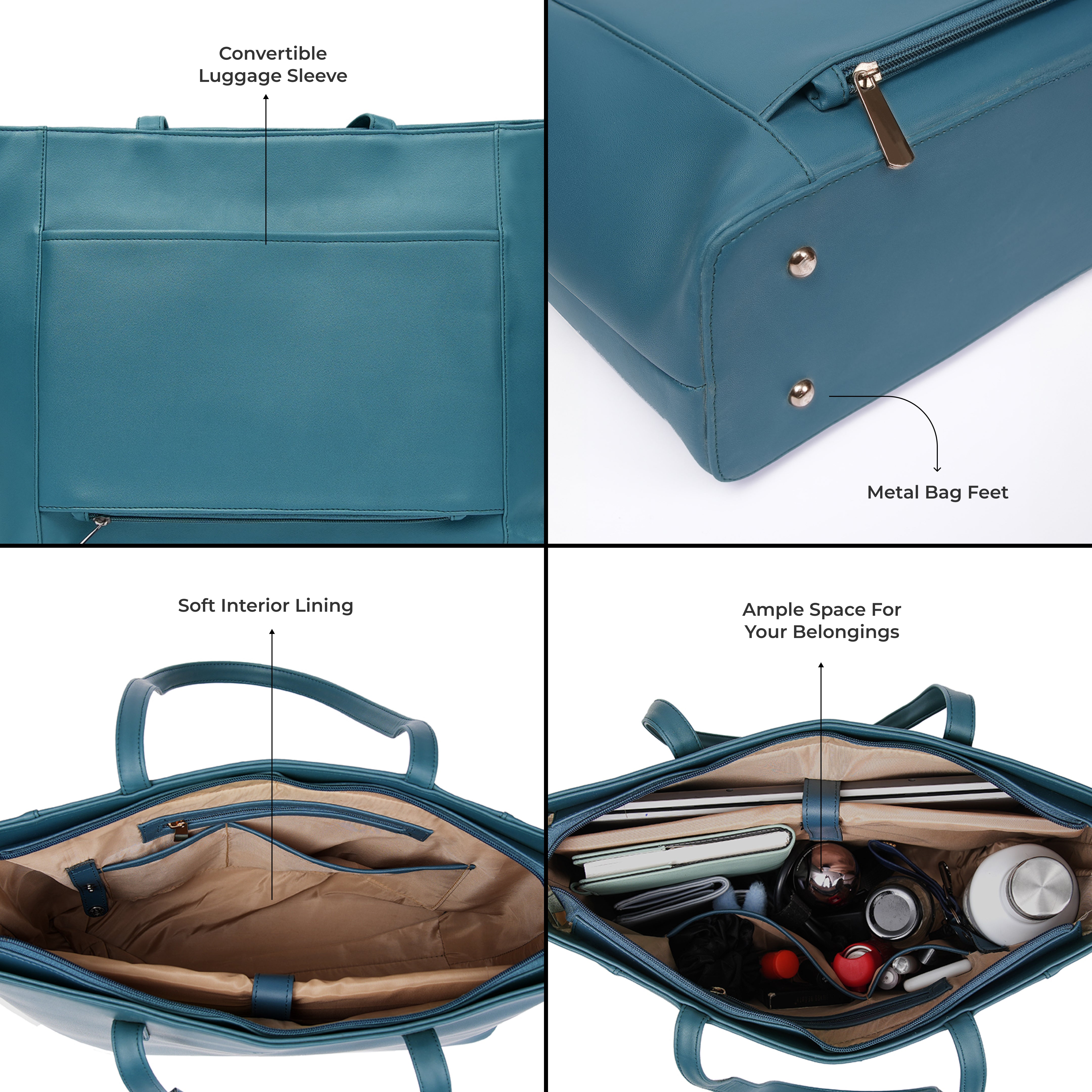 Travel Tote - Prussian Blue