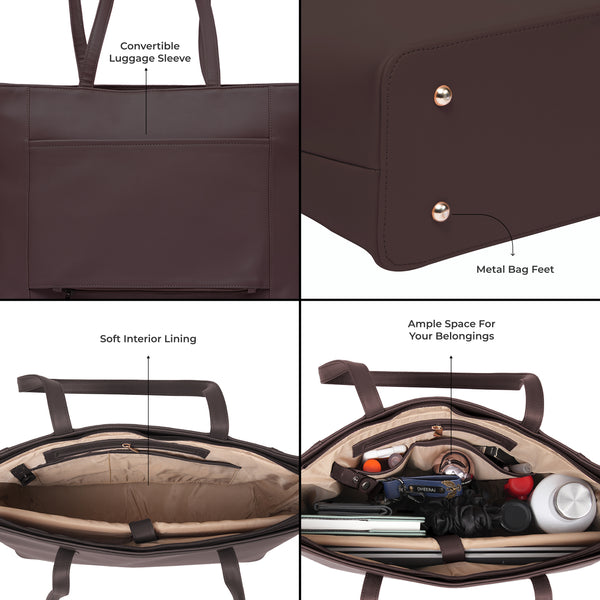 Travel Tote - Deep Brown