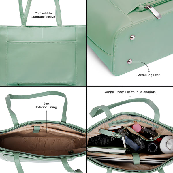 Travel Tote - Mint Green