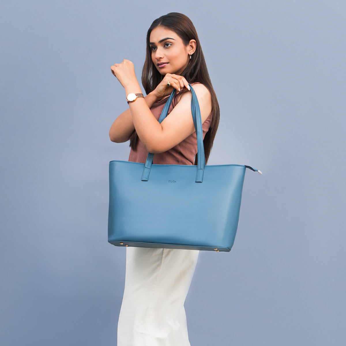 Travel Tote - Prussian Blue