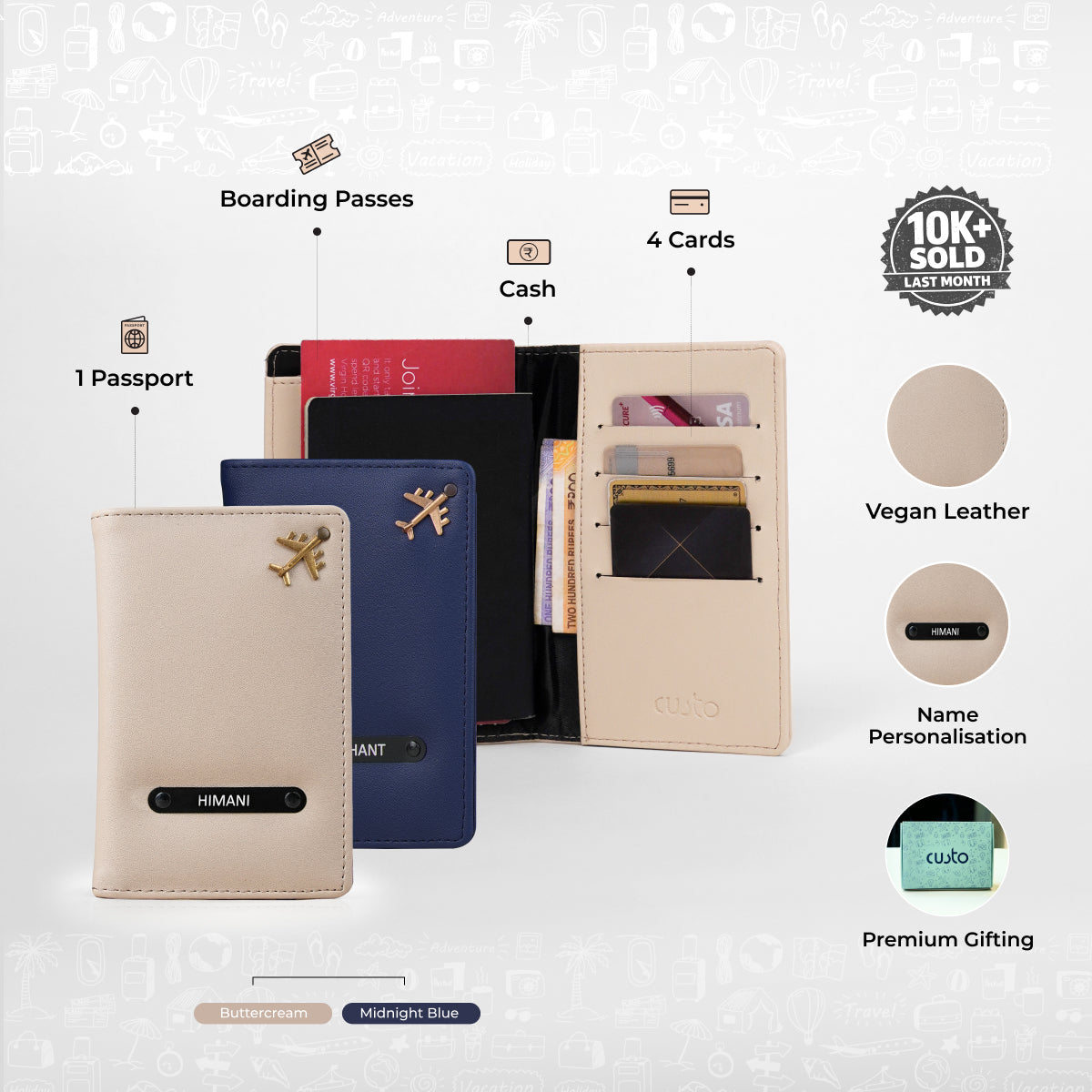 Passport Cover - Pack of 2