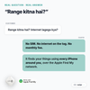 Range question answered: no SIM, no internet on the tag, no monthly fee. Tracks over the Apple Find My network.