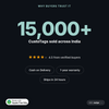 15,000+ CustoTags sold across India. Rated 4.5 by verified buyers. Cash on Delivery, 1 year warranty, ships in 24 hours.